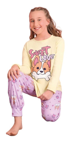 Pijama De Nena Lencatex Invierno - Little Corgi