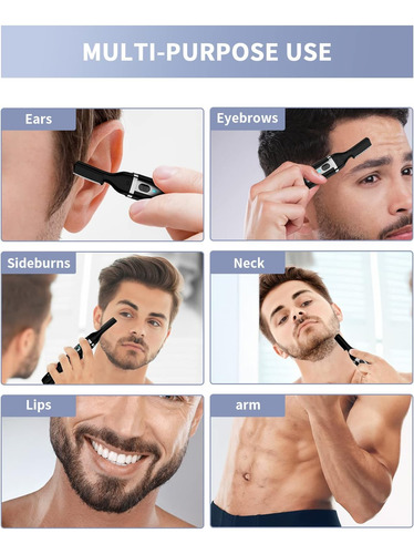 Recortadora De Cejas Dapsang, Navaja De Afeitar Cejas Eléctr