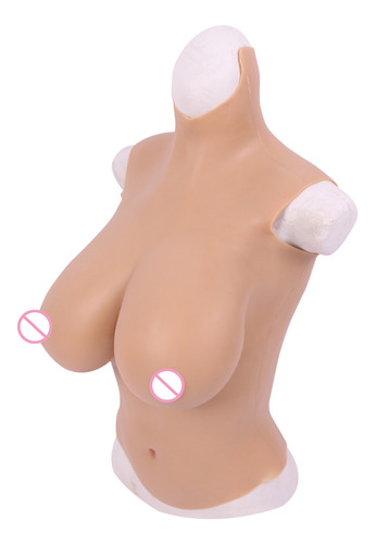 Traje Artificial De Medio Cuerpo Con Tetas Falsas Para Drag