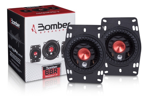 Alto Falante Bomber 4 E 4x6 Polegadas 100 Rms Bbr4 Par 