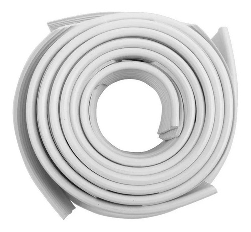 Imagem 2 de 4 de Kit Borracha Galão Paralama Fusca Diant Tras 4pçs - Branco
