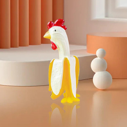 Estatuas Creativas De Plátano Y 3.7x4x7.15cm Amarillo