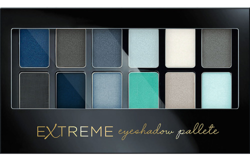 Paleta De Sombras Extreme The Palette 12 Azules