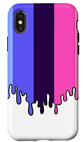 Funda Para iPhone X/xs Dripping Omnisexual Flag