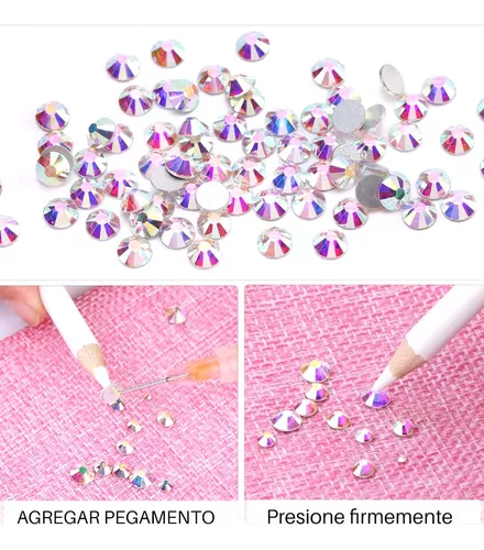 Cristales para uñas tornasol 1440 pz