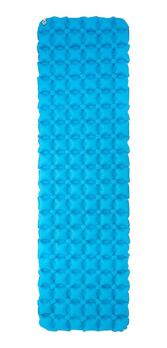 Colchoneta Inflable Ultraligera Portátil Enrollable Azul