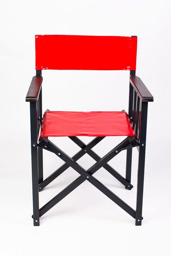 Sillon Director Plegable Caño Cuad.metal-madera