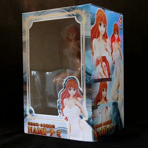 Figura De Acción Nami Con Toall Removible One Piece 25cm