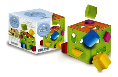 Cubo Didactico Bebe Juego De Encastres Formas Duravit Byp