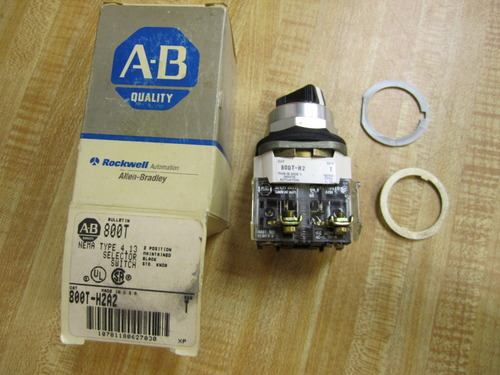 Allen Bradley 800t-h2a2 Selector Switch 800th2a2 W/8 Ccy