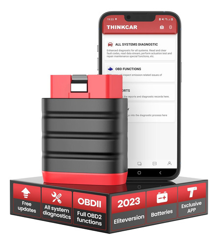 Escaner Automotriz Thinkdiag Mini Multimarca 12 V Obd2 2024