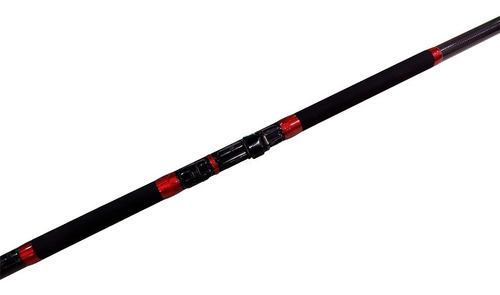 Caña De Pescar Pejerrey Masterfish Liberty Negro - 400cm X 210g - Acción Rápida Con Resistencia De 45grs Para Señuelo De 0g