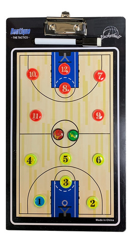 Imagen 6 de 10 de Tabla Pizarra Táctica Entrenador Basketball - Mundo Trabajo