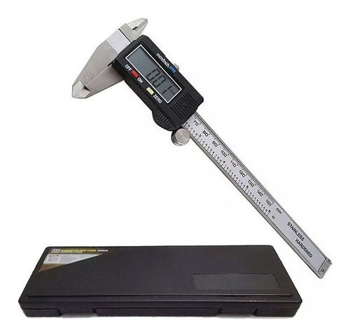 Paquimetro Digital 150mm Inox Profissional C/ Estojo Mtx
