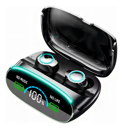 Fone De Ouvido Bluetooth Altomex M38 Com Redução De Ruído Cor Preto