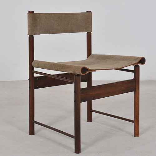 4 Cadeira Jockey Jorge Zalszupin Design Anos 60 Jacaranda (Usado)
