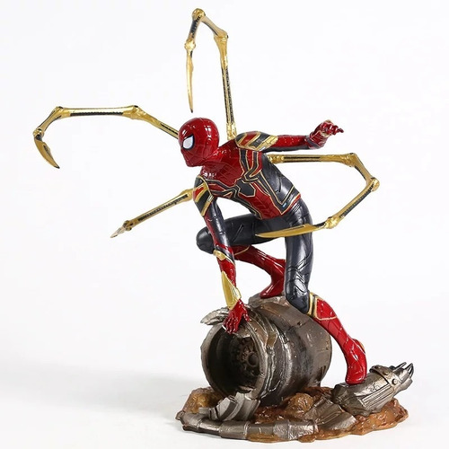 Boneco Estátua Homem Aranha Marvel Vingadores Pronta