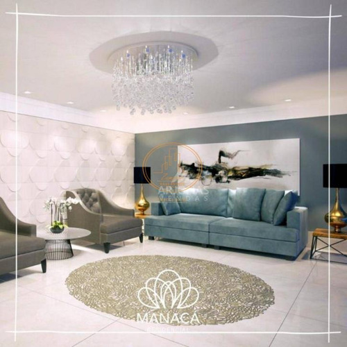 Apartamento Com 1 Dormitório(s) Localizado(a) No Bairro Aviação Em Praia Grande / Praia Grande - 6163