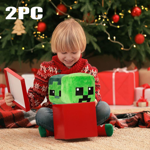 2piezas De Creeper Minecraft Calidad Superior Peluche
