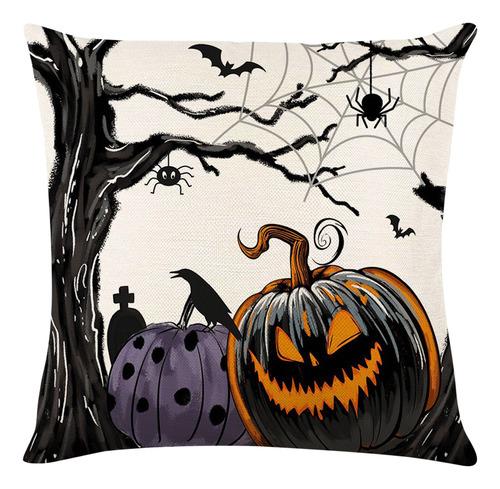 Fundas De Almohada Decorativas J Halloween, 45 X 45 Cm, Indi