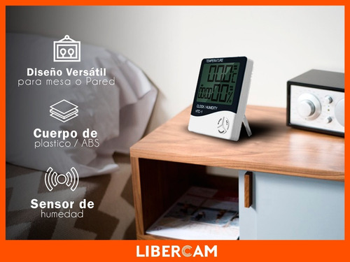 Imagen 6 de 10 de Termometro Higrometro Digital Humedad Temperatura Medidor