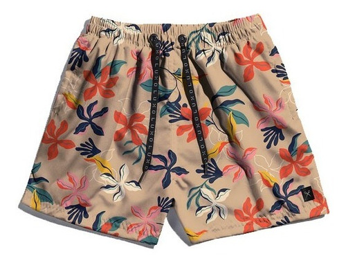 Short De Baño Malla Luxo Print V Corto Nuevo Hombre 