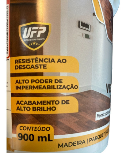 Imagem 3 de 3 de Verniz Pu 70 Wood Wood Base Água Maior Brilho E Resistência