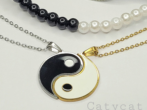 Collares De Pareja Collar Yin Y El Yang Bff Collar Amigos