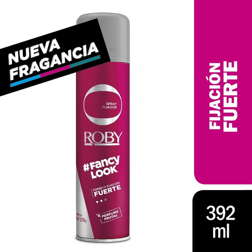 Roby Spray Fancy Look Fijador Fuerte Para El Cabello X392 Ml