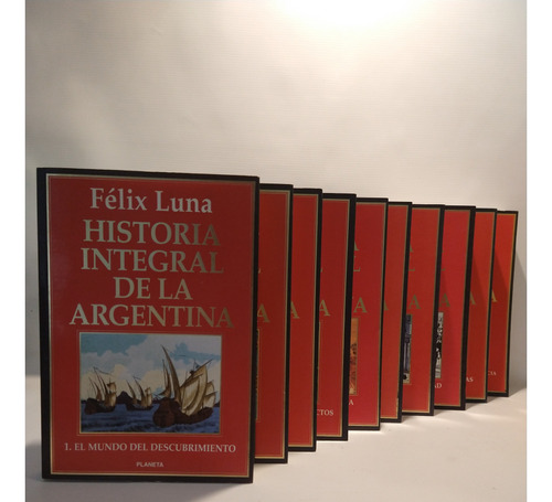 Historia Integral De Argentina 10 Tomos Felix Luna Planeta