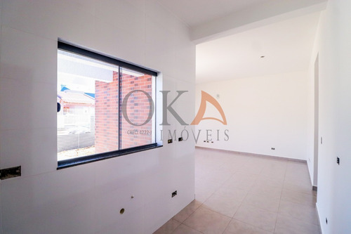 Casa Em Alvenaria 67,5m², 02 Dormitórios, 01 Suíte, Na Fazenda Rio Grande É Na Oka Imóveis! - 2918 - 69284505