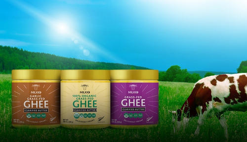 Imagen 4 de 5 de Pack 3 Ghee Organico Grass Fed 250ml Kosher Halal Libre Past