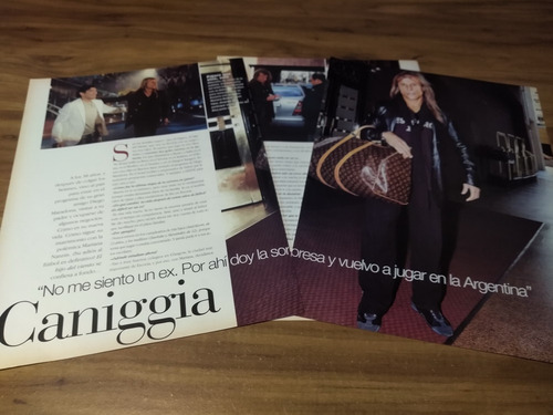 (u294) Claudio Caniggia * Clippings Revista 3 Pgs * 2005 (Usado)