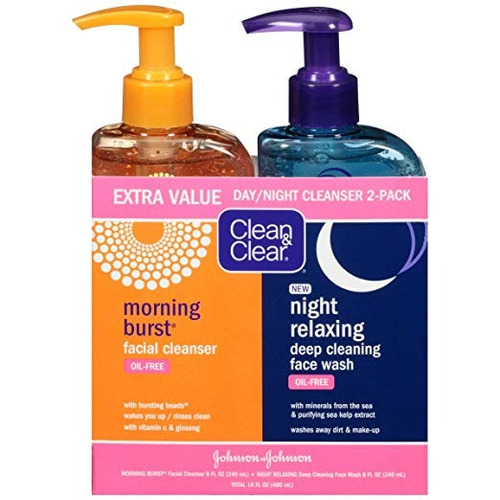 Clean & Clear 2-pack Día Y Noche Limpiador Facial Citrus Bur