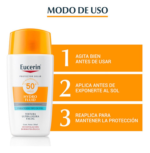 Eucerin Protector Solar Facial Hydro Fluid Fps50+
