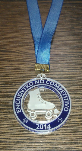 Imagen 5 de 5 de Medalla Acrilico Bici Montain Bike Trofeo