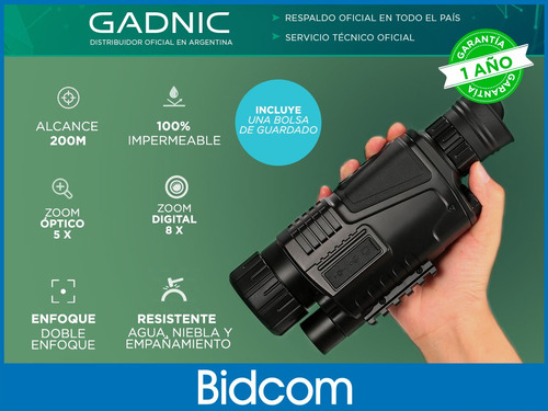 Telescopio Monocular Infrarrojo Gadnic Visión Nocturna