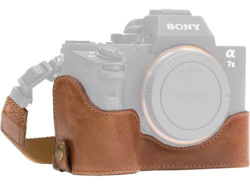 Megagear Ever Ready Leather Half Case And Strap For Sony A7s