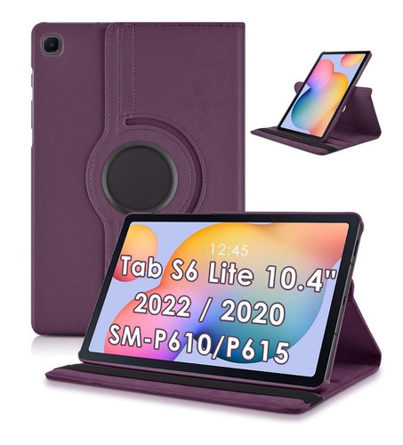 Case Flip Cover Giratoria 360° Case Samsung Tab S6 Lite P610