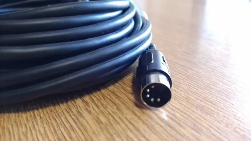 Cable Midi Alargue Extensión 10 Metros Macho Hembra Negro