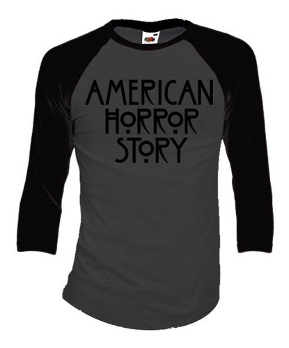 American Horror Story Playeras Manga 3/4 Para Hombre Y Mujer