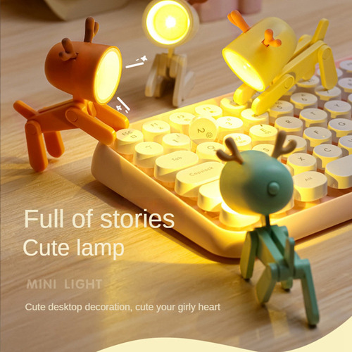 Luz Nocturna Led Ajustable Para Libros De Escritorio, Bonit