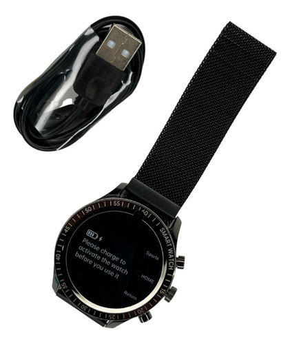 Smartwatch Colmi Sky 5 Plus Black Metal Correa De Metal Color de la caja Negro Color de la malla Negro Color del bisel Negro Diseño de la malla Milan