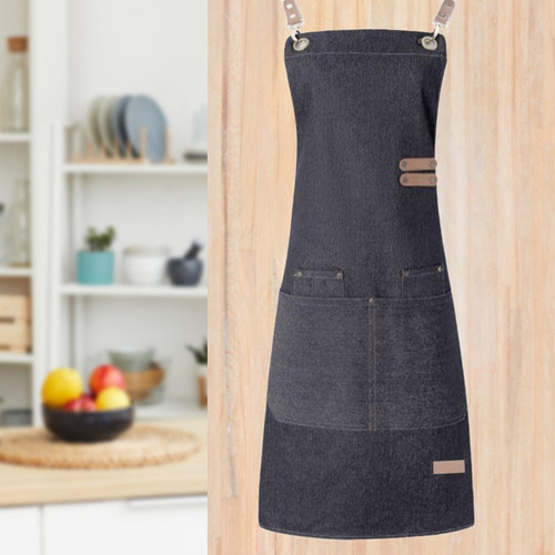 Delantal De Cocina Elegante For Cocineros Y Chefs Caseros