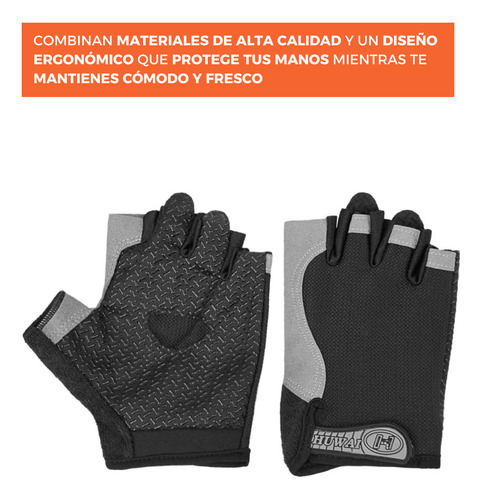 Guantes Ciclismo Medio Dedo Deportivo Senderismo Crossfit