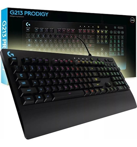 Teclado Gamer Mecanico Logitech G213 Prodigy Rgb Pro Esport