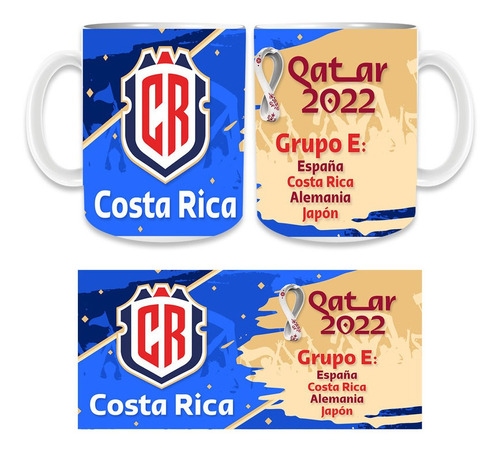 Taza  Mundial Qatar Costa Rica