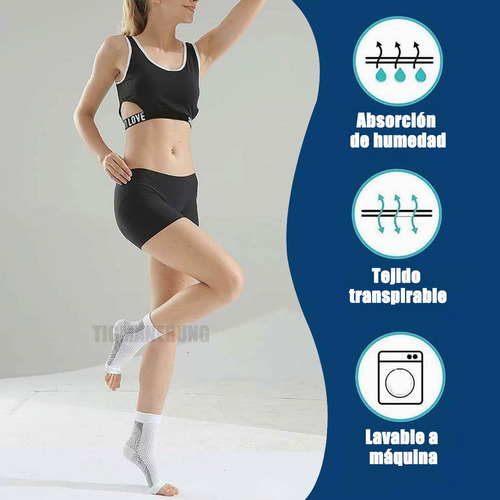 4par Deportiva Calcetines Compresion Alivia Fascitis Plantar
