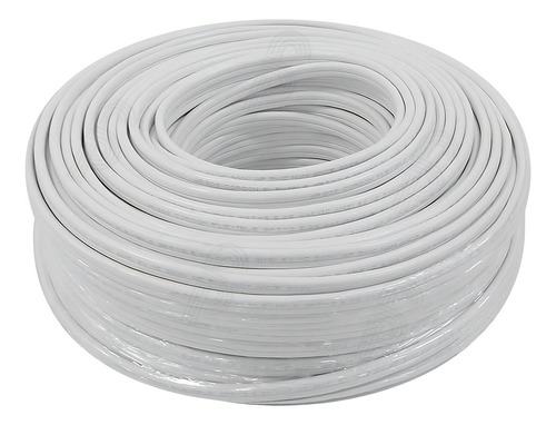Cable Pot Flexible Spt-3 10 Awg Argos 300v Antiflama 100m Cubierta Blanco