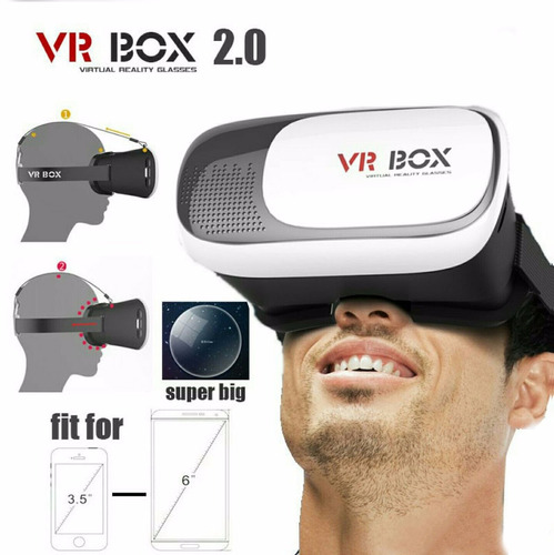 Lentes Realidad Virtual 3d Vr Box 2da 